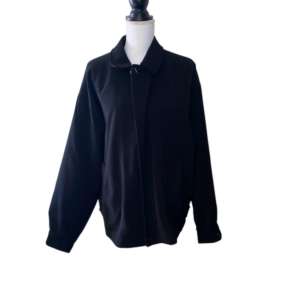 London Fog Classic Commuter Collection Water Repellent Jacket Overcoat Large